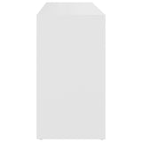 NNEVL Shoe Bench White 103x30x54.5 cm Chipboard