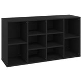 NNEVL Shoe Bench Black 103x30x54.5 cm Chipboard