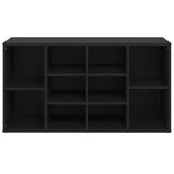 NNEVL Shoe Bench Black 103x30x54.5 cm Chipboard