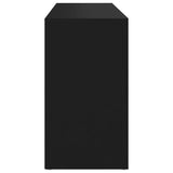 NNEVL Shoe Bench Black 103x30x54.5 cm Chipboard