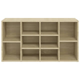 NNEVL Shoe Bench Sonoma Oak 103x30x54.5 cm Chipboard