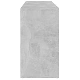 NNEVL Shoe Bench Concrete Grey 103x30x54.5 cm Chipboard