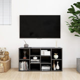 NNEVL Shoe Bench High Gloss Grey 103x30x54.5 cm Chipboard