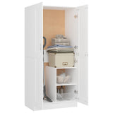 NNEVL Wardrobe White 82.5x51.5x180 cm Chipboard