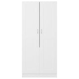 NNEVL Wardrobe White 82.5x51.5x180 cm Chipboard