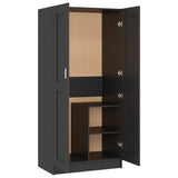 NNEVL Wardrobe Grey 82.5x51.5x180 cm Chipboard
