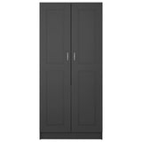 NNEVL Wardrobe Grey 82.5x51.5x180 cm Chipboard