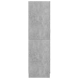 NNEVL Wardrobe Concrete Grey 82.5x51.5x180 cm Chipboard