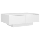 NNEVL Coffee Table White 90x60x31 cm Chipboard