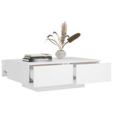 NNEVL Coffee Table White 90x60x31 cm Chipboard