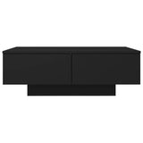 NNEVL Coffee Table Black 90x60x31 cm Chipboard