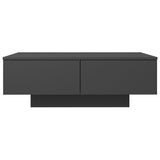 NNEVL Coffee Table Grey 90x60x31 cm Chipboard