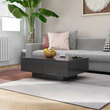 NNEVL Coffee Table Grey 90x60x31 cm Chipboard