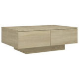 NNEVL Coffee Table Sonoma Oak 90x60x31 cm Chipboard