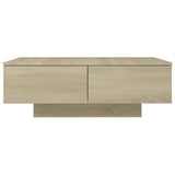 NNEVL Coffee Table Sonoma Oak 90x60x31 cm Chipboard