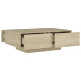 NNEVL Coffee Table Sonoma Oak 90x60x31 cm Chipboard
