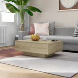 NNEVL Coffee Table Sonoma Oak 90x60x31 cm Chipboard