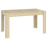 NNEVL Dining Table Sonoma Oak 140x74.5x76 cm Chipboard