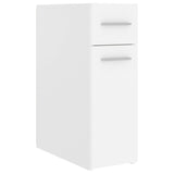 NNEVL Apothecary Cabinet White 20x45.5x60 cm Chipboard