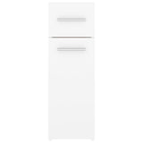 NNEVL Apothecary Cabinet White 20x45.5x60 cm Chipboard