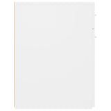 NNEVL Apothecary Cabinet White 20x45.5x60 cm Chipboard