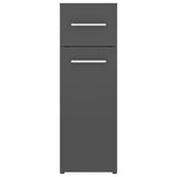 NNEVL Apothecary Cabinet Grey 20x45.5x60 cm Chipboard