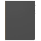 NNEVL Apothecary Cabinet Grey 20x45.5x60 cm Chipboard