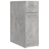 NNEVL Apothecary Cabinet Concrete Grey 20x45.5x60 cm Chipboard
