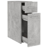 NNEVL Apothecary Cabinet Concrete Grey 20x45.5x60 cm Chipboard