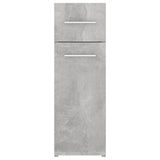 NNEVL Apothecary Cabinet Concrete Grey 20x45.5x60 cm Chipboard