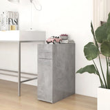 NNEVL Apothecary Cabinet Concrete Grey 20x45.5x60 cm Chipboard
