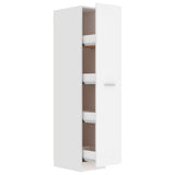 NNEVL Apothecary Cabinet White 30x42.5x150 cm Chipboard
