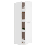 NNEVL Apothecary Cabinet White 30x42.5x150 cm Chipboard