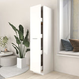 NNEVL Apothecary Cabinet White 30x42.5x150 cm Chipboard