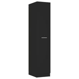 NNEVL Apothecary Cabinet Black 30x42.5x150 cm Chipboard