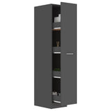 NNEVL Apothecary Cabinet Grey 30x42.5x150 cm Chipboard