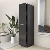 NNEVL Apothecary Cabinet Grey 30x42.5x150 cm Chipboard