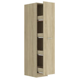 NNEVL Apothecary Cabinet Sonoma Oak 30x42.5x150 cm Chipboard