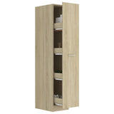 NNEVL Apothecary Cabinet Sonoma Oak 30x42.5x150 cm Chipboard