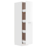 NNEVL Apothecary Cabinet High Gloss White 30x42.5x150 cm Engineered Wood