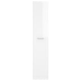 NNEVL Apothecary Cabinet High Gloss White 30x42.5x150 cm Engineered Wood