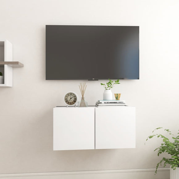 NNEVL Hanging TV Cabinet White 60x30x30 cm