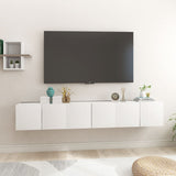 NNEVL Hanging TV Cabinets 3 pcs White 60x30x30 cm