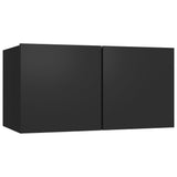 NNEVL Hanging TV Cabinet Black 60x30x30 cm