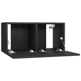 NNEVL Hanging TV Cabinet Black 60x30x30 cm
