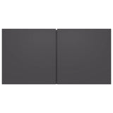 NNEVL Hanging TV Cabinets 2 pcs Grey 60x30x30 cm