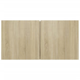 NNEVL Hanging TV Cabinet Sonoma Oak 60x30x30 cm