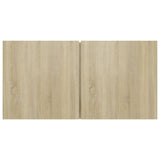 NNEVL Hanging TV Cabinets 2 pcs Sonoma Oak 60x30x30 cm