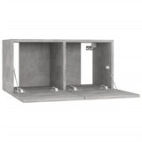 NNEVL Hanging TV Cabinet Concrete Grey 60x30x30 cm