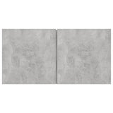 NNEVL Hanging TV Cabinets 3 pcs Concrete Grey 60x30x30 cm